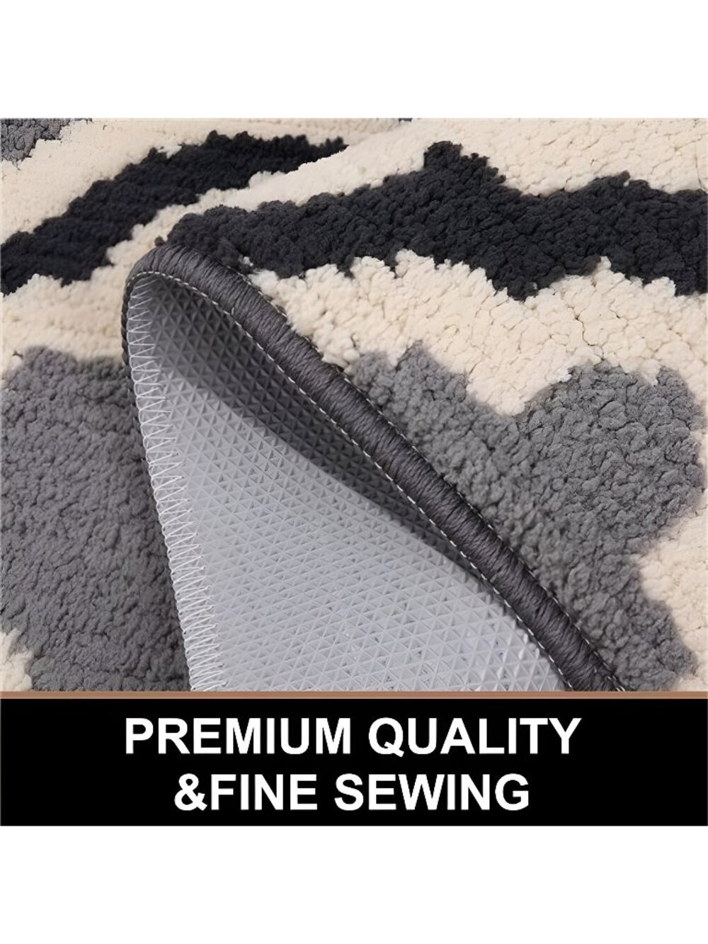 20x32 Low-Profile Super Soft Absorbent Entryway Rug, Non-Slip Resist Dirt Grey